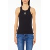 TANK TOP LOGO LIU JO WHITE WOMAN