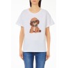 T-SHIRT M/C ANIMALS 3D CANE LIU JO WHITE WOMAN