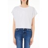 T-SHIRT M/C FULL STUDS LIU JO WHITE WOMAN