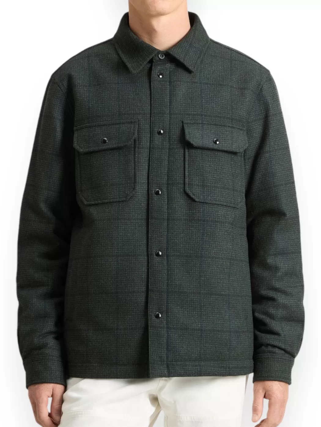 ALASKAN WOOL CHECK OVERSHIRT WOOLRICH CFWOOS0159MRUT3046 6632