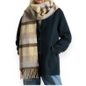 NEEDLE PUNCH CHERCK SCARF WOOLRICH CFWWAC0202FRUT3895 8518