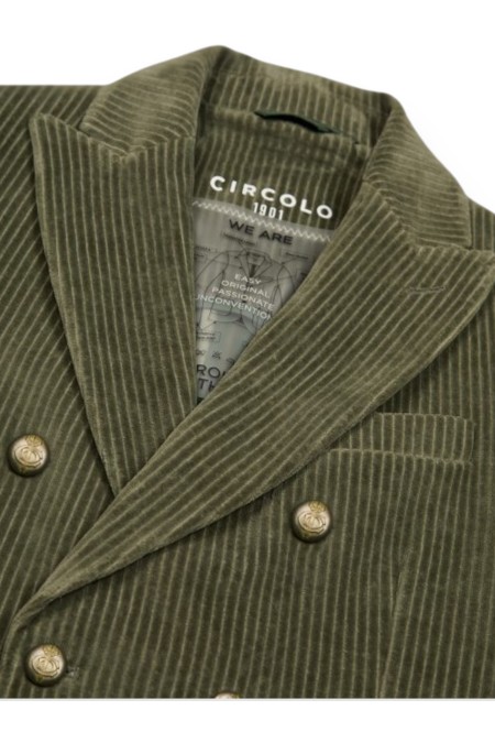 DOUBLE-BREASTED CORDUROY CIRCOLO MAN