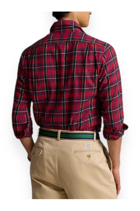 Custom-Fit tartan twill shirt POLO RALPH LAUREN UOMO MAN