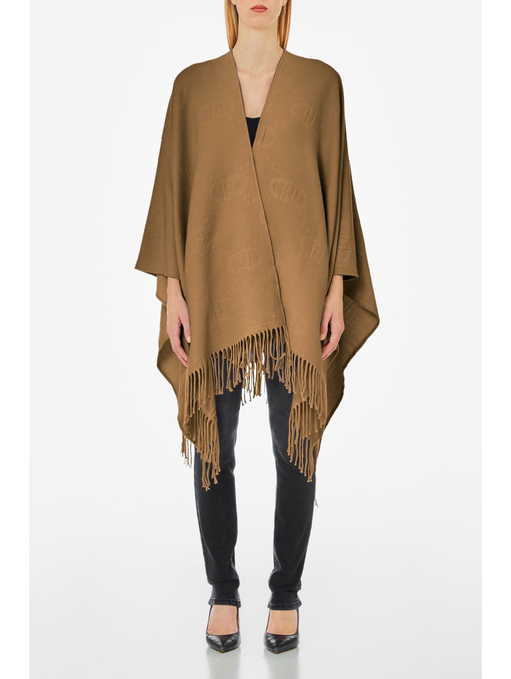 PONCHO EMBOSSED LIUJO...