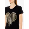 T-SHIRT MODA M/C LIU JO COLLECTION WOMAN