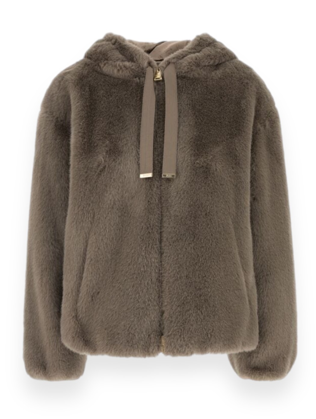 BOMBER SOFT FAUX FUR HERNO...