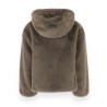 BOMBER SOFT FAUX FUR HERNO WOMAN