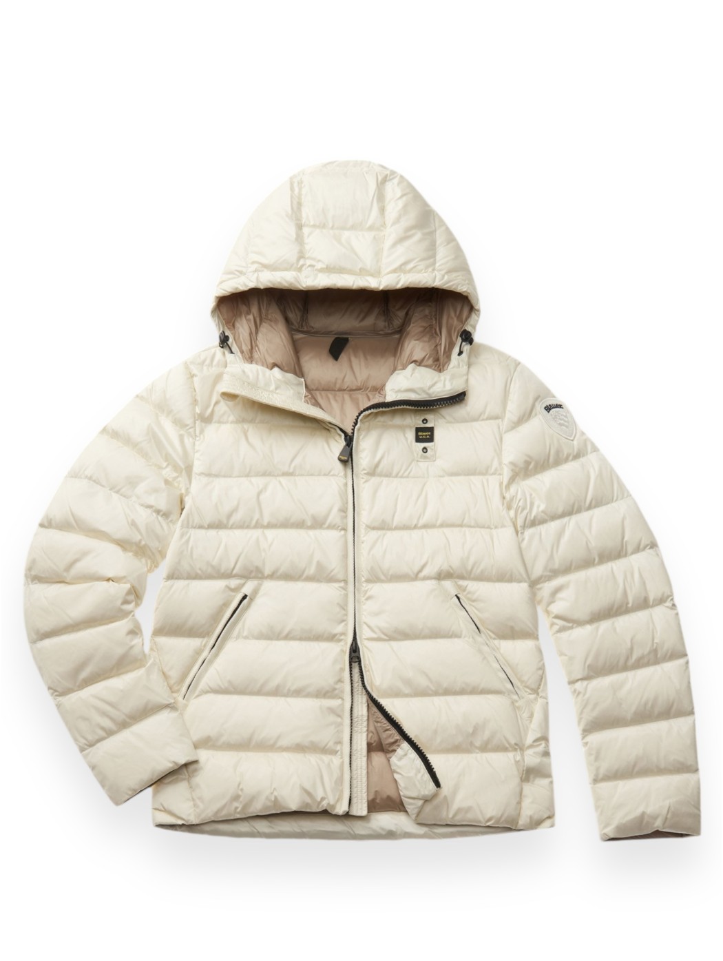 ACTON HOODED DOWN JACKET BLAUER MAN