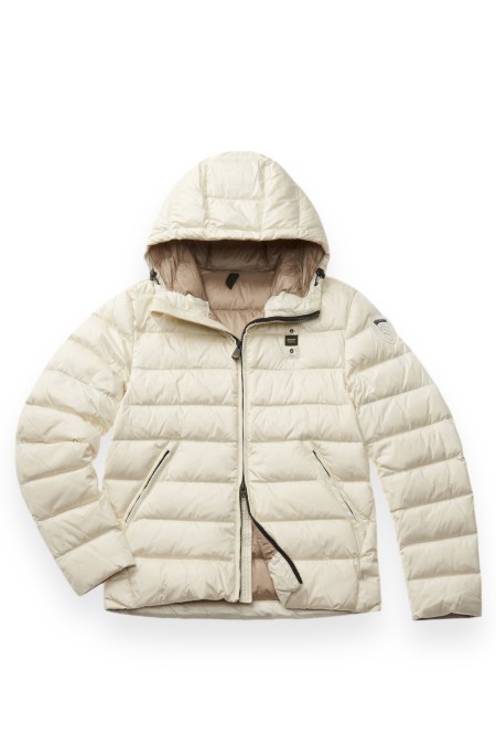 ACTON HOODED DOWN JACKET BLAUER MAN