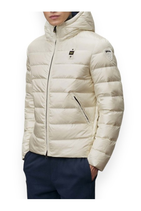 ACTON HOODED DOWN JACKET BLAUER MAN