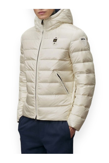 ACTON HOODED DOWN JACKET BLAUER MAN