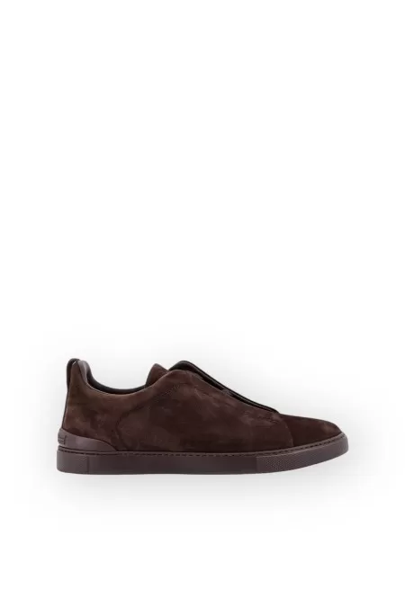 TRIPLE STITCH LOW-TOP SNEAKERS ZEGNA LHSOYS4667Z TDM