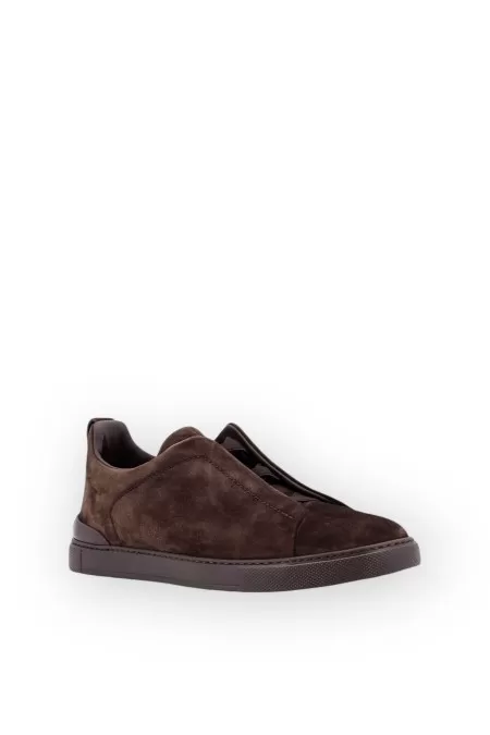 TRIPLE STITCH LOW-TOP SNEAKERS ZEGNA LHSOYS4667Z TDM