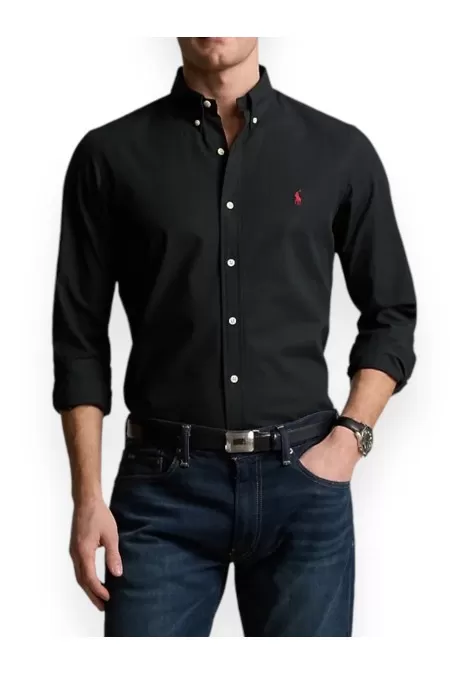 Camicia in popeline stretch Slim-Fit POLO RALPH LAUREN UOMO 710928254 006