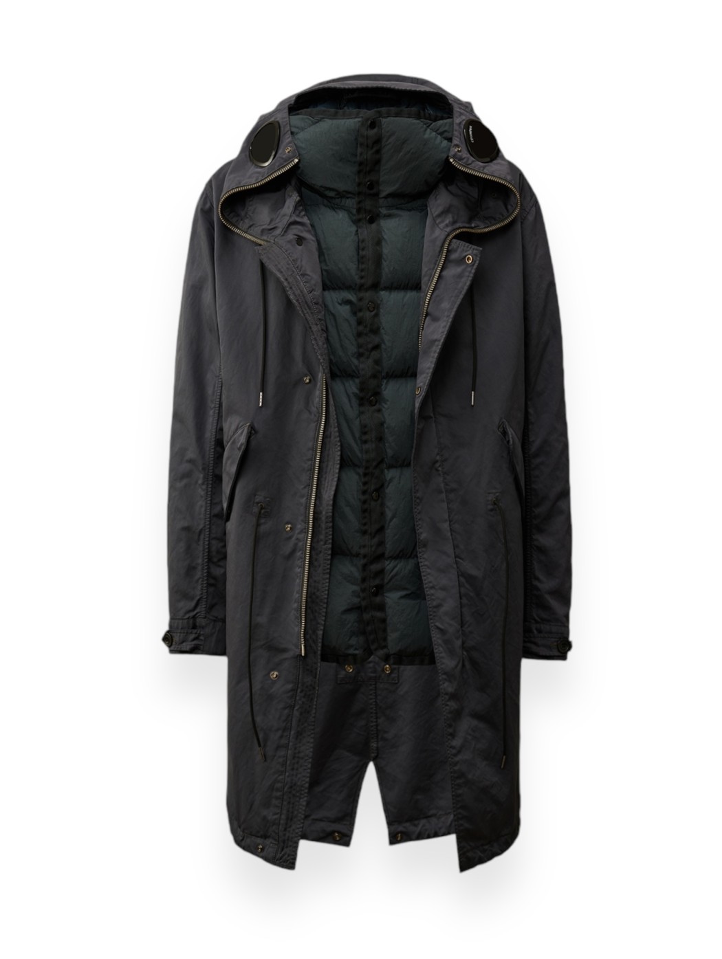 OUTERWEAR LONG JACKET IN MICRO KEI CP COMPANY MAN