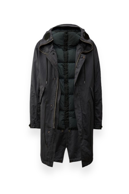 OUTERWEAR LONG JACKET IN MICRO KEI CP COMPANY MAN