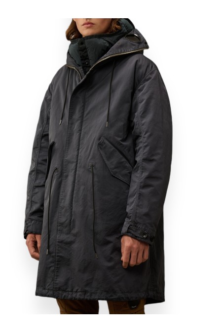 OUTERWEAR LONG JACKET IN MICRO KEI CP COMPANY MAN