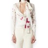 BLOUSE PRINT SATIN BLUMARINE WOMAN