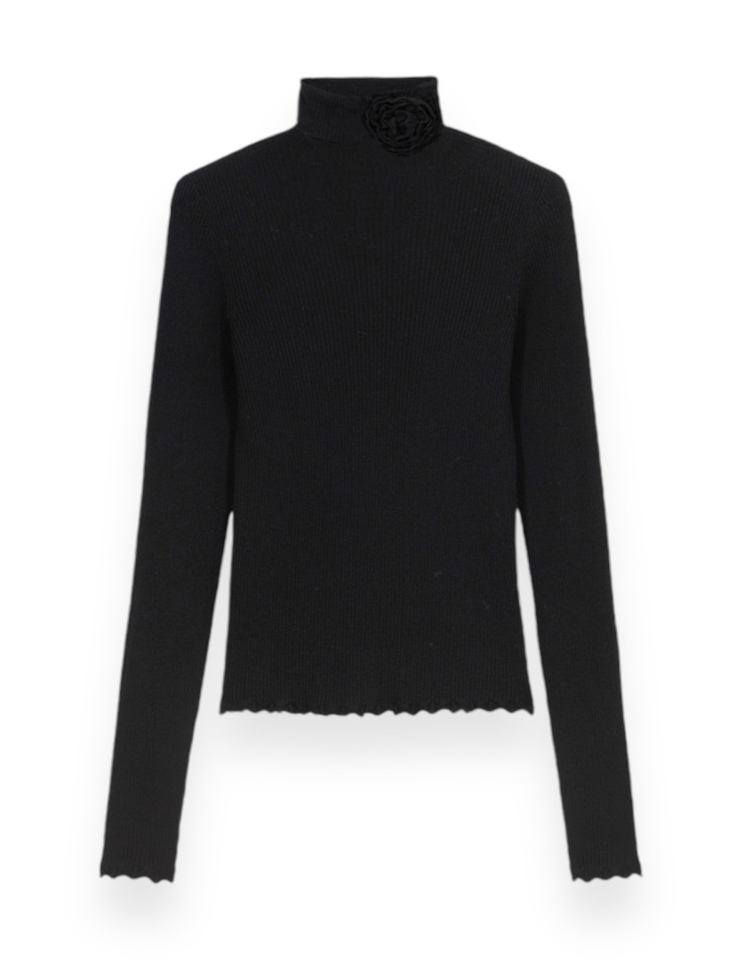 RIBBED TURTLENECK SW...