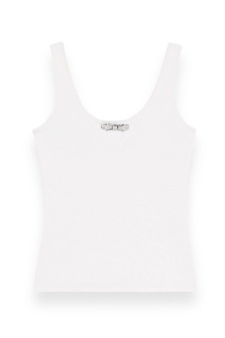 RIBBED TANK TOP BLUMARINE 2T070A N0107