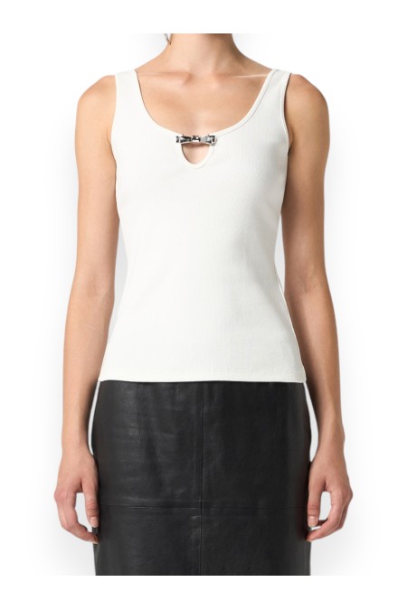 RIBBED TANK TOP BLUMARINE 2T070A N0107