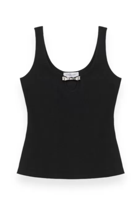 RIBBED TANK TOP BLUMARINE 2T070A N0990