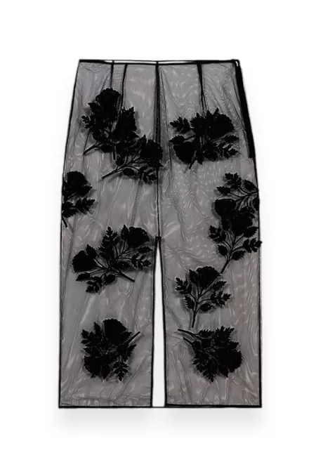 FLOWER EMBROID SKIRT BLUMARINE 4G037A R1427