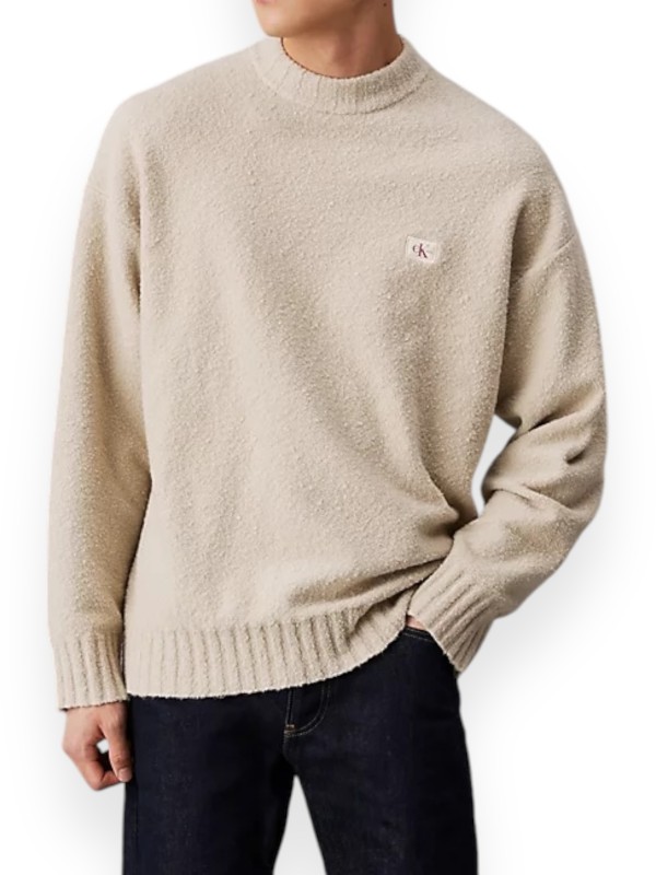 BOUCLE BOXY SWEATER CALVIN KLEIN J30J326202 PD7