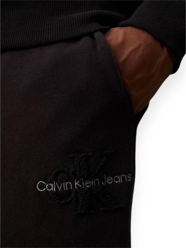 CHENILLE MONOLOGO SWEATPANT CALVIN KLEIN J30J326685 BEH