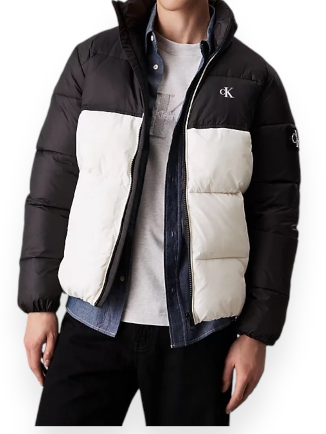 NON DOWN BLOCKING PUFFER CALVIN KLEIN J30J325584 YBI