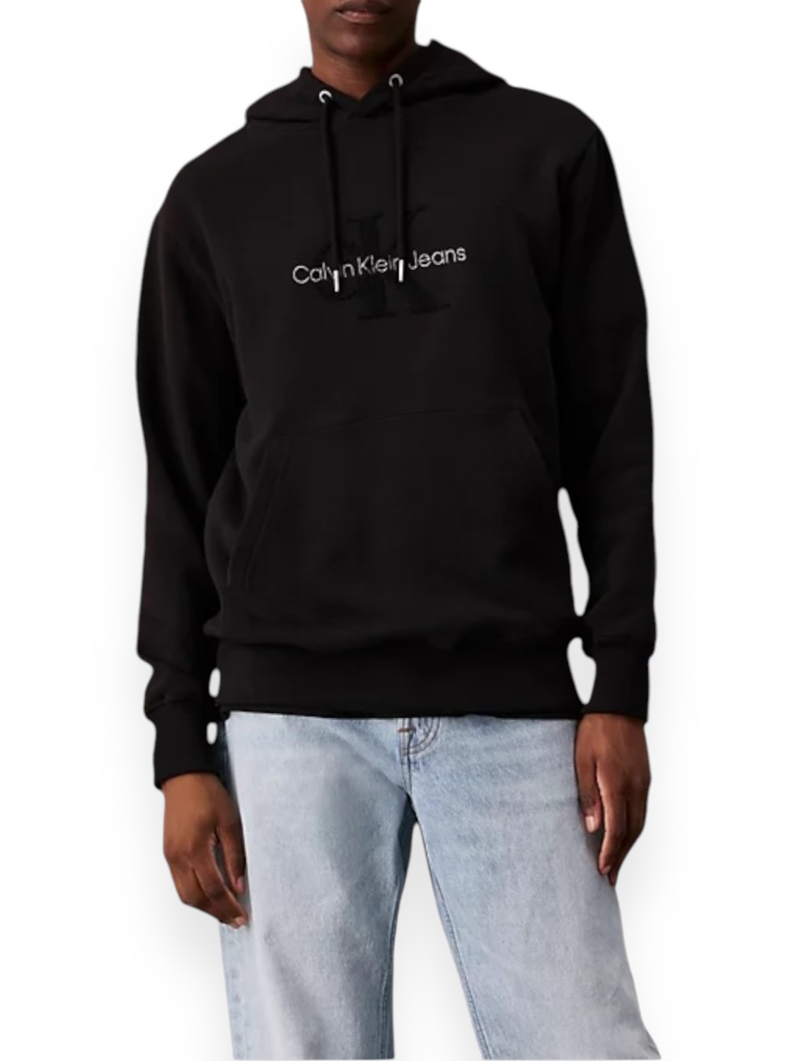 CHENILLE MONOLOGO HOODIE CALVIN KLEIN J30J326637 BEH