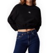 WOVEN LABEL CREW NECK CALVIN KLEIN J20J223535 BEH