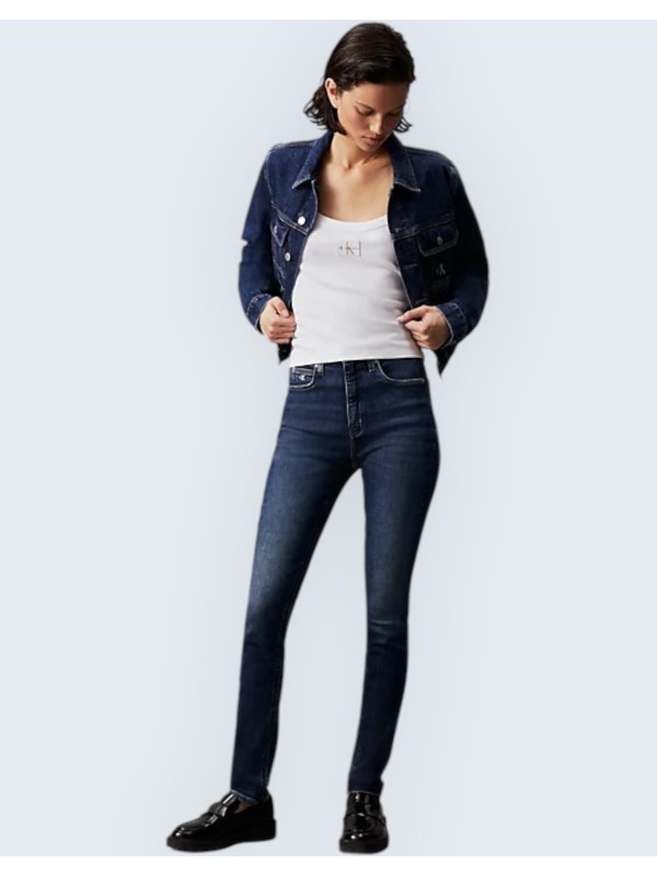 HIGH RISE JEANS CALVIN KLEIN J20J223638 1BJ