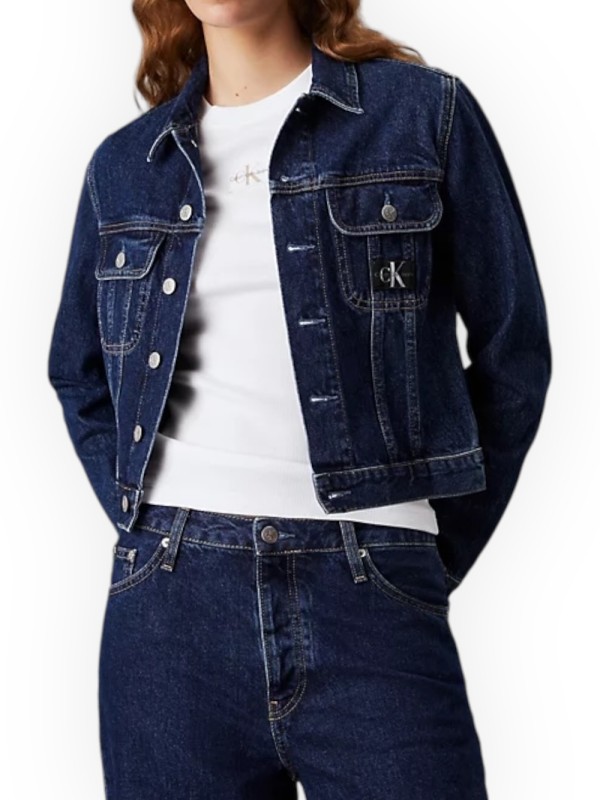 CROPPED 90'S DENIM JACKET CALVIN KLEIN J20J223670 1A4