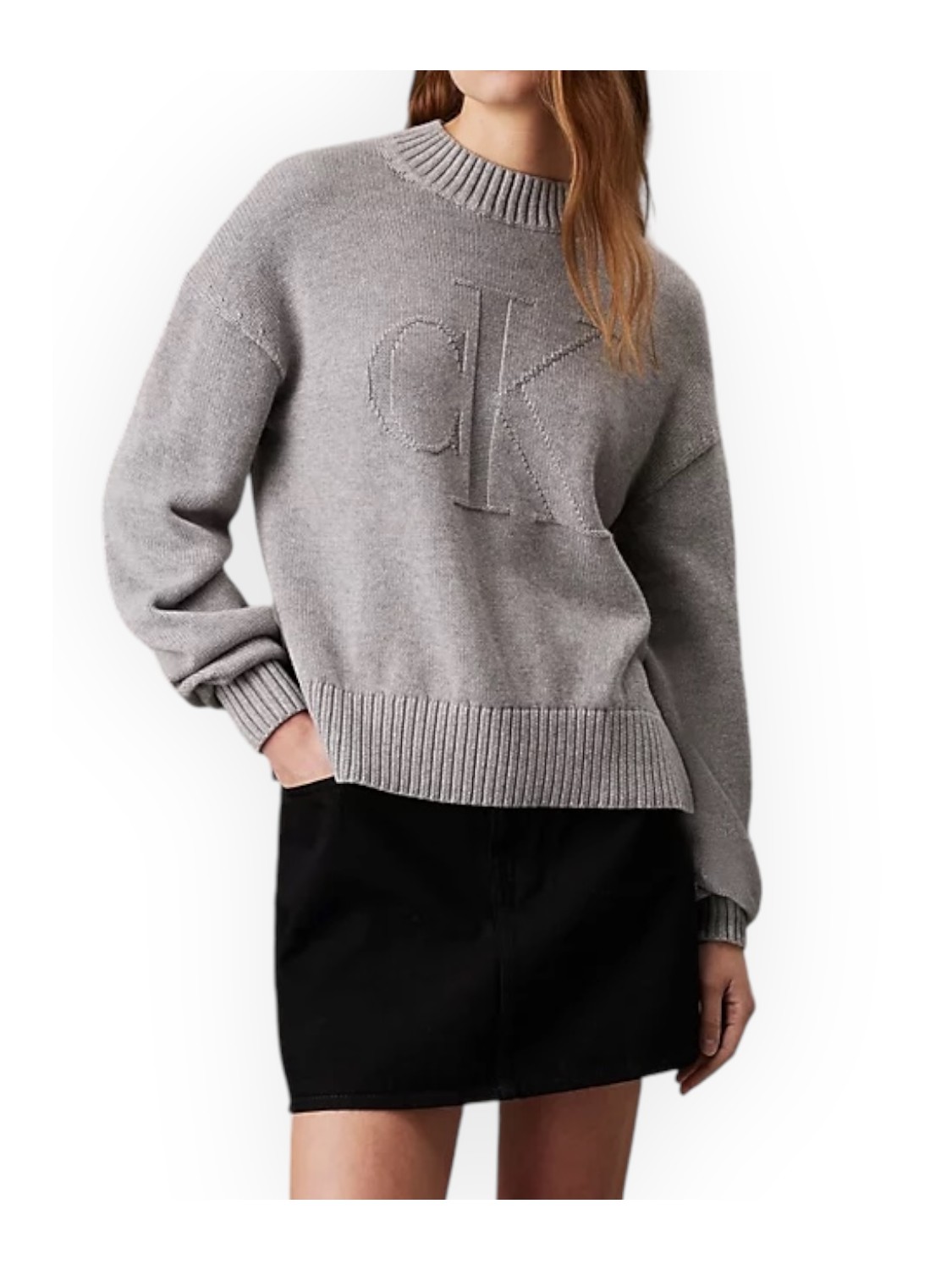 CK INTARSIA LOOSE SWEATER CALVIN KLEIN J20J224224 P41