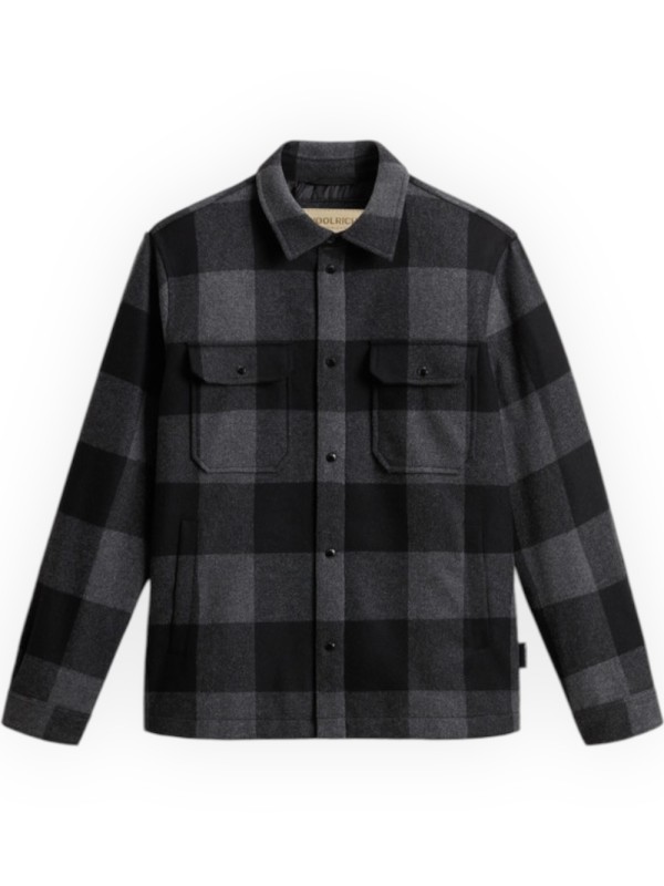 ALASKAN WOOL CHECK OVERSHIRT WOOLRICH CFWOOS0159MRUT3046 1084