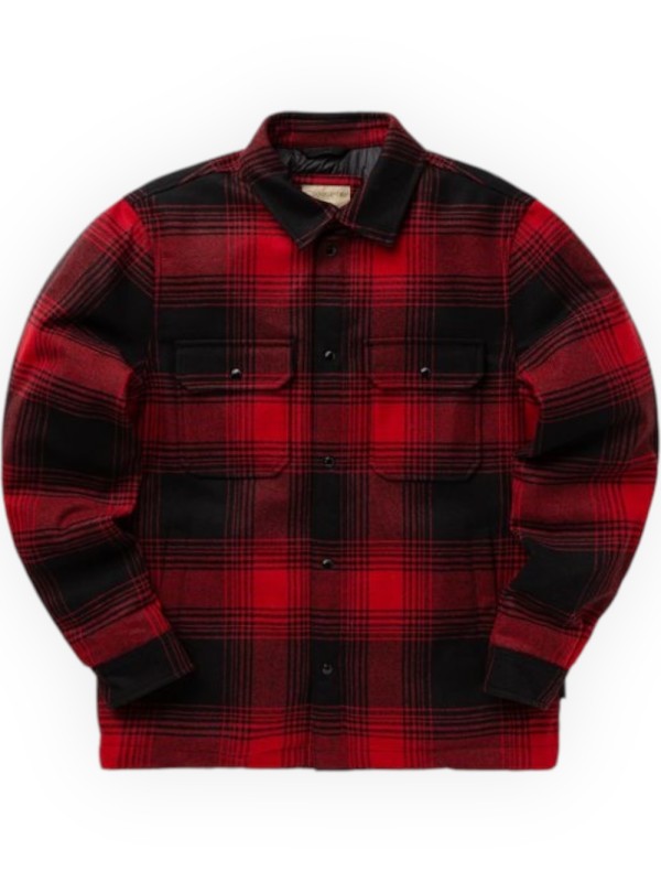 ALASKAN WOOL CHECK OVERSHIRT WOOLRICH CFWOOS0159MRUT3046 5329