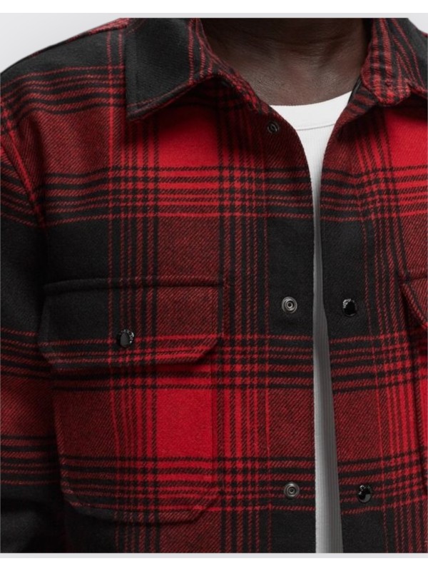 ALASKAN WOOL CHECK OVERSHIRT WOOLRICH CFWOOS0159MRUT3046 5329