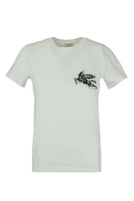 T-SHIRT FITTED JERSEY ETRO DONNA 145147957 0990