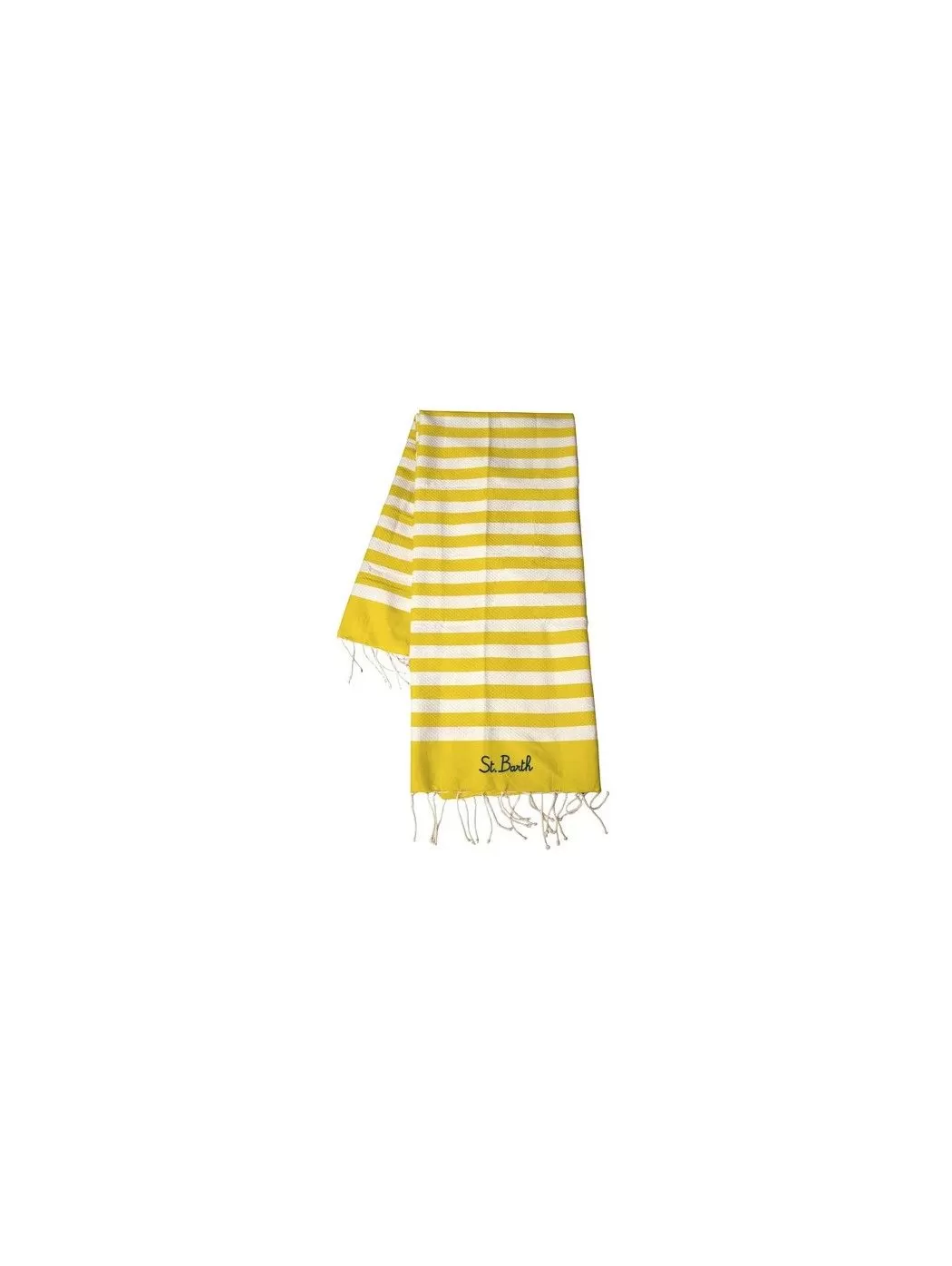 BEACH TOWEL WITH FRINGES SAINTBARTH MC2 MAN