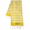 BEACH TOWEL WITH FRINGES SAINTBARTH MC2 FOUTAS LIG91