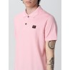 PINK COTTON BASE POLO SHIRT WITH LOGO DETAIL PAUL&SHARK MAN