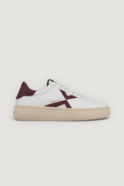 Sneakers ocean white dark red
