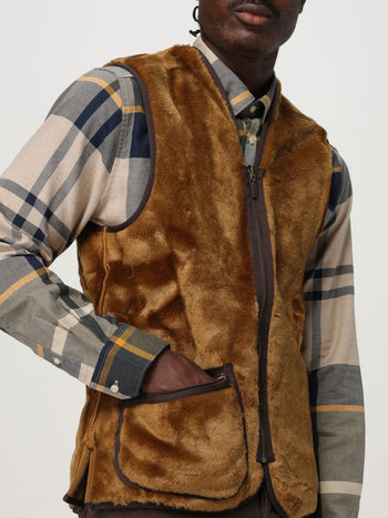 Pile waistcoat zip - 4