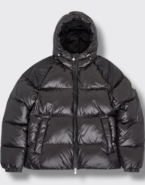 Piumino unisex con cappuccio pyrenex sten nero