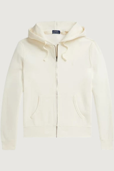 Felpa zip e cappuccio