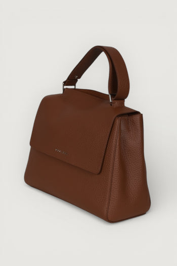 Borsa a spalla media sveva soft in pelle con traco - 2