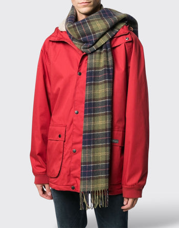 Tartan lambswool scarf - 2