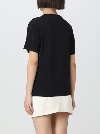 Maxi logomania strass t-shirt - 3