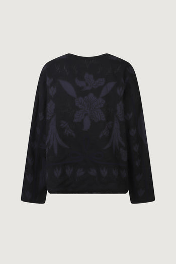 Iris velvet wool tweed blouson - 3